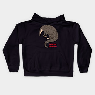 Save The Pangolin Kids Hoodie